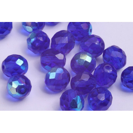 Perles rondes Fire Polished 10 mm