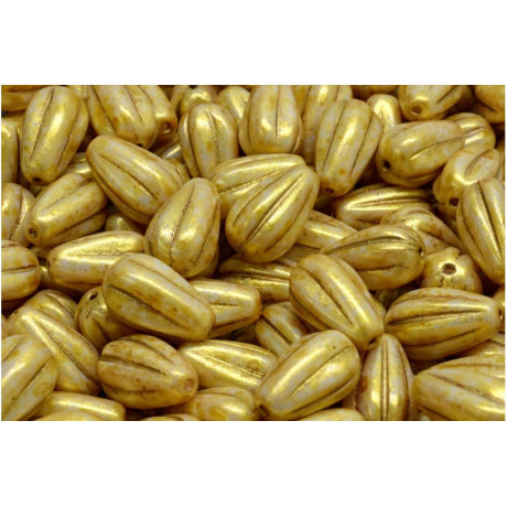 Perles Goutte Melon 13x8 mm