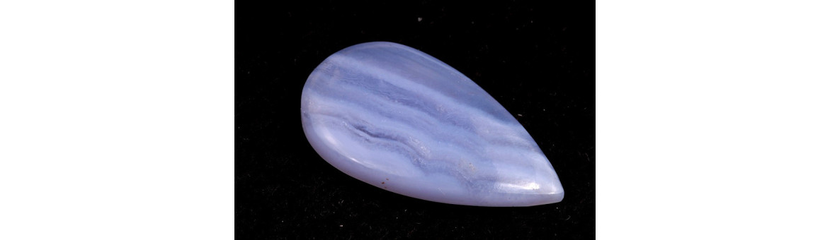 Cabochon Agata Pizzo Azzurro | BeadsBohemia