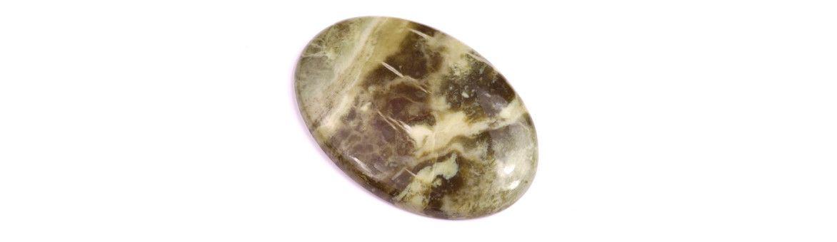 Epidote Jasper Cabochons | BeadsBohemia