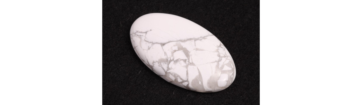 Howlite Cabochons - Natural Stone Beads | BeadsBohemia