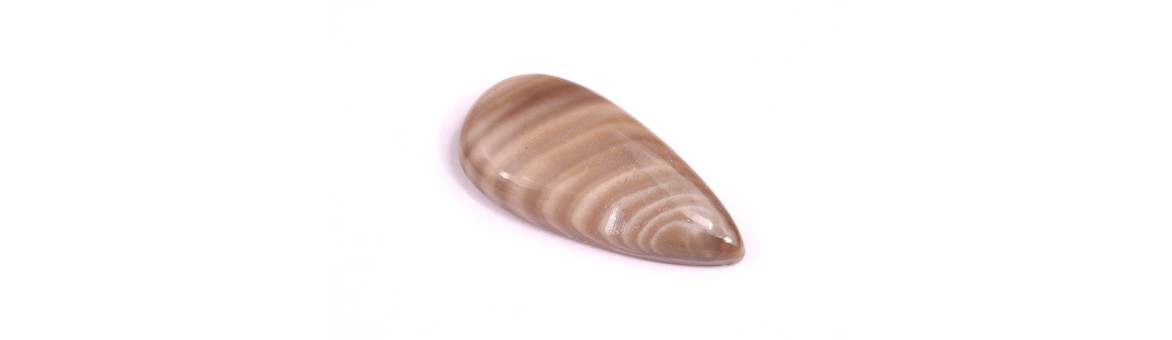 Flint Jasper Cabochons | Natursteine | BeadsBohemia