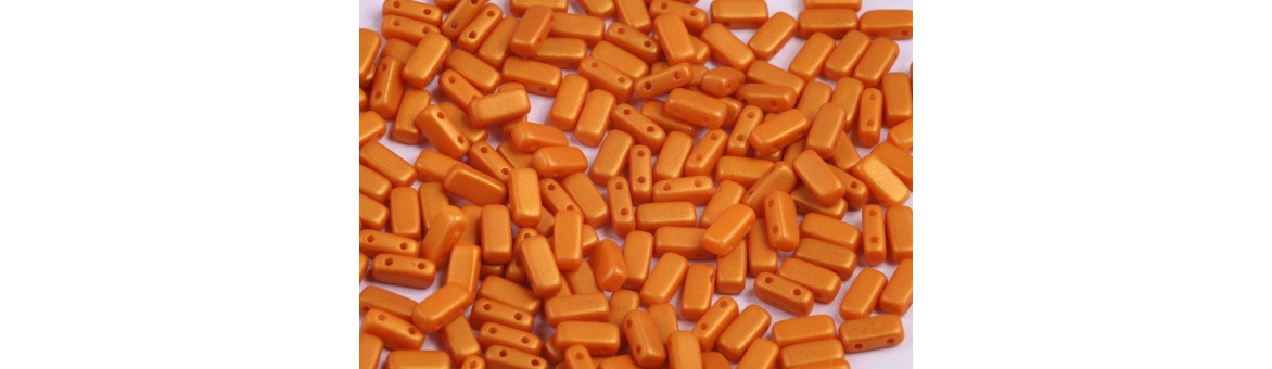 Perline Brick 4x8mm | Perline Vetro Ceche | BeadsBohemia