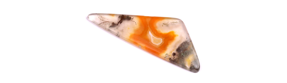 Cabochons Agate Mousse Rouge | BeadsBohemia