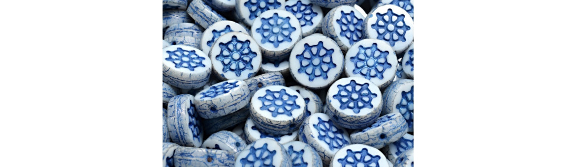 TC Wheel Coin Beads 12x12mm | BeadsBohemia