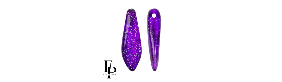 Dagger Beads Fire Polished 5x16 mm | BeadsBohemia